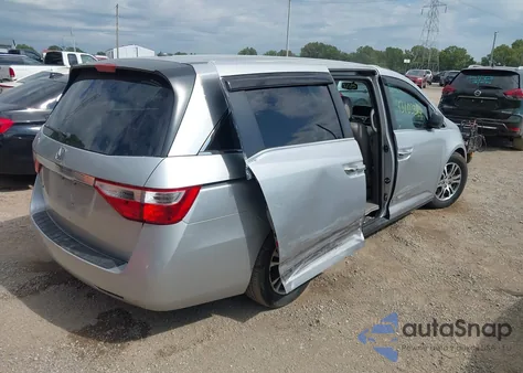 2012 Honda Odyssey Ex-L из США, поврежденный, VIN 5FNRL5H65CB060608